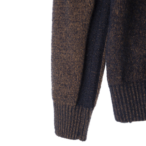 C.P. Company Fleece Knit Sweater Bronze Brown 344 13CMKN197A-006170A Degli Uberti